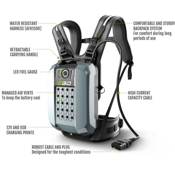 EGO Commercial Backpack Series Battery and Harness
