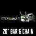 EGO POWER+ 20" Cordless Chain Saw
