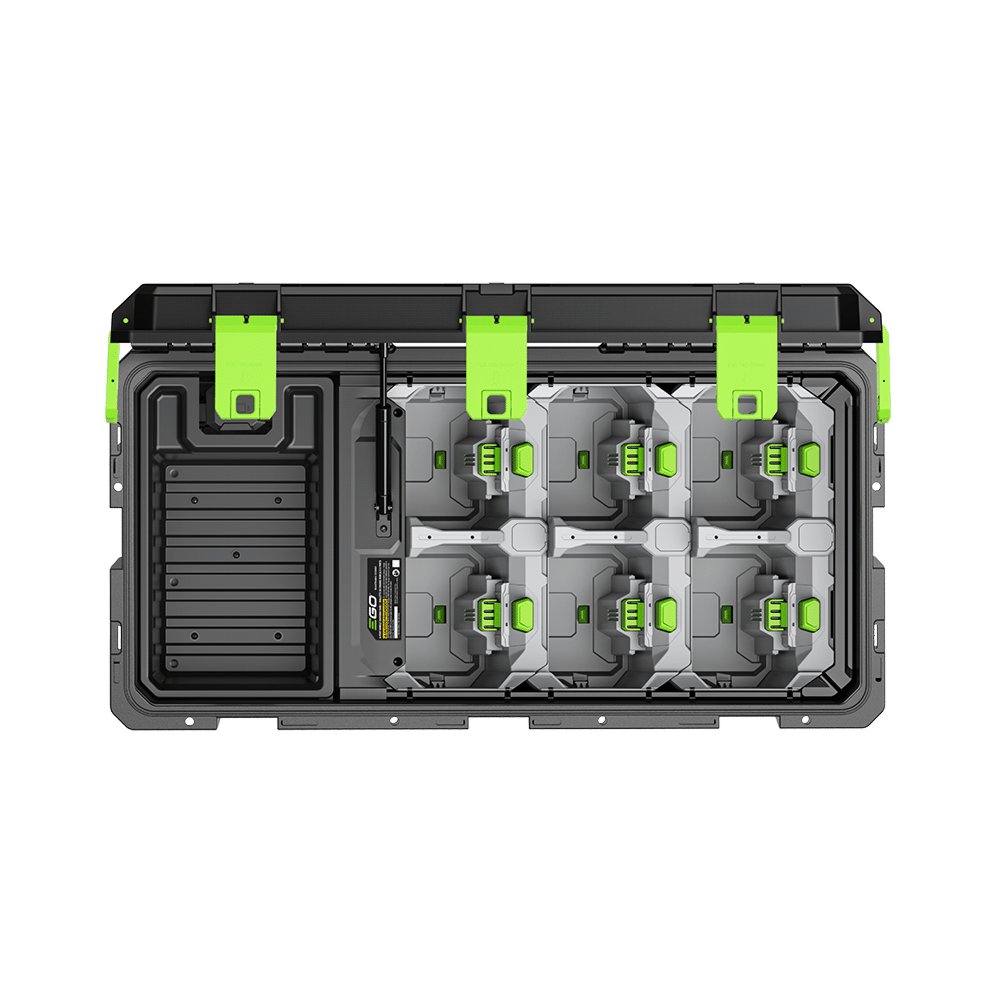 EGO Power+ 6-Port Mobile Charging Case and Charging Adaptor Kit EGO Power+ 6-Port Mobile Charging Case and Charging Adaptor Kit