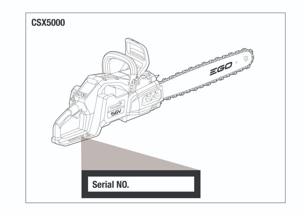 EGO Commercial 20" Chain Saw Tool Only