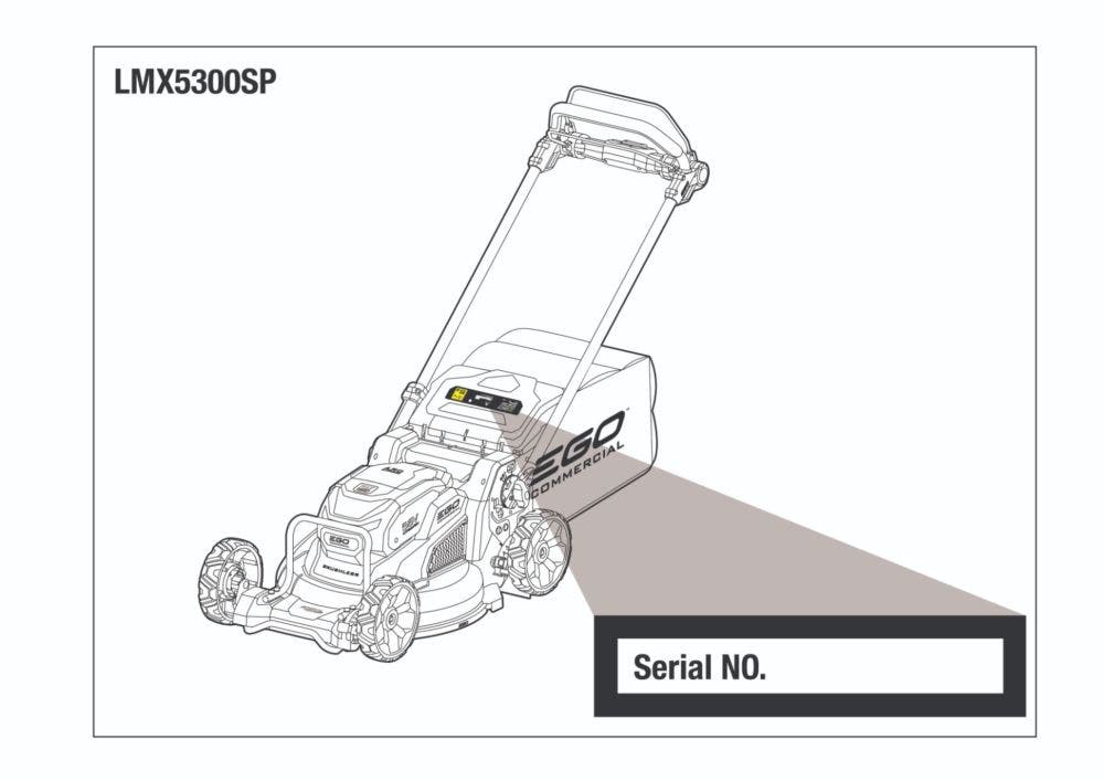 EGO Commercial 22” Aluminum Deck Lawn Mower with Peak Power™ Nelson