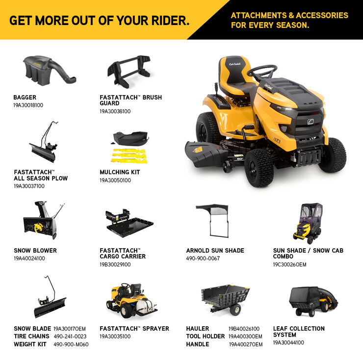Cub Cadet XT1 LT50 (13AQA1TLA10) Cub Cadet XT1 LT50 (13AQA1TLA10)