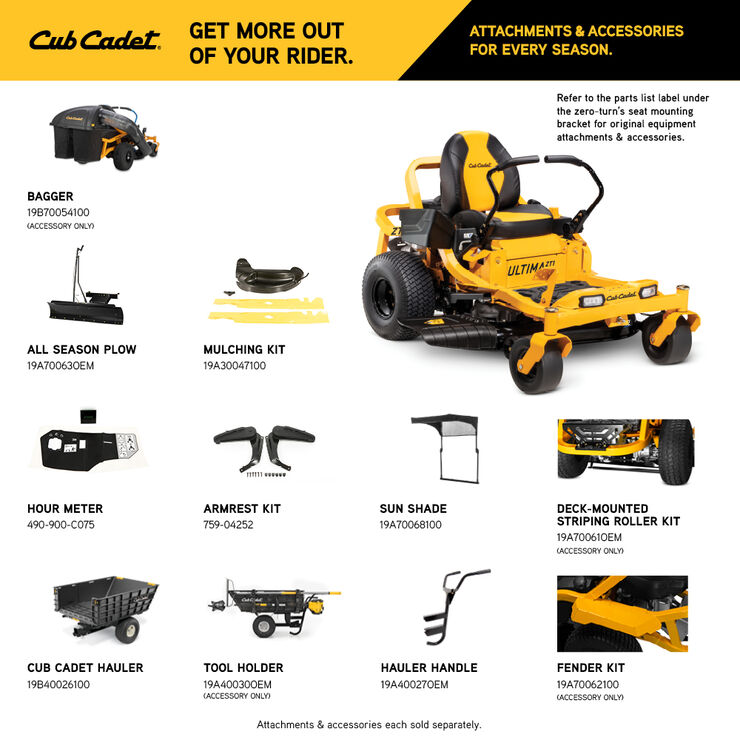Cub Cadet ZT1 46 (17AIEACNA10) Cub Cadet ZT1 46 (17AIEACNA10)