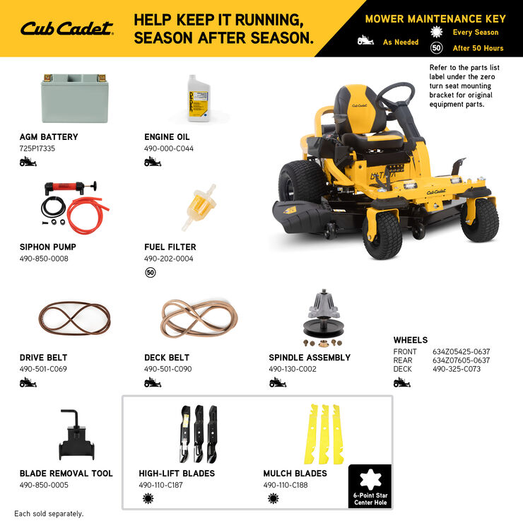 Cub Cadet ZTS2 60 (17BSGGY5A10) Cub Cadet ZTS2 60 (17BSGGY5A10)