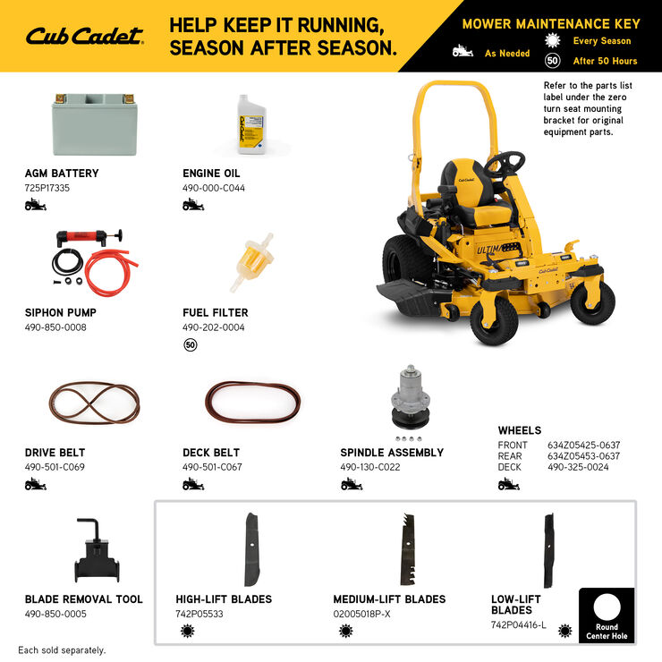 Cub Cadet ZTXS4 54 (47TSCAB7A10) Cub Cadet ZTXS4 54 (47TSCAB7A10)