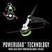 EGO POWER+ Multi-Head Combo Kit; 16” Carbon Fiber String Trimmer with POWERLOAD™, Carbon Fiber Edger, and 56V Power Head with 4.0Ah Battery and 320W Charger