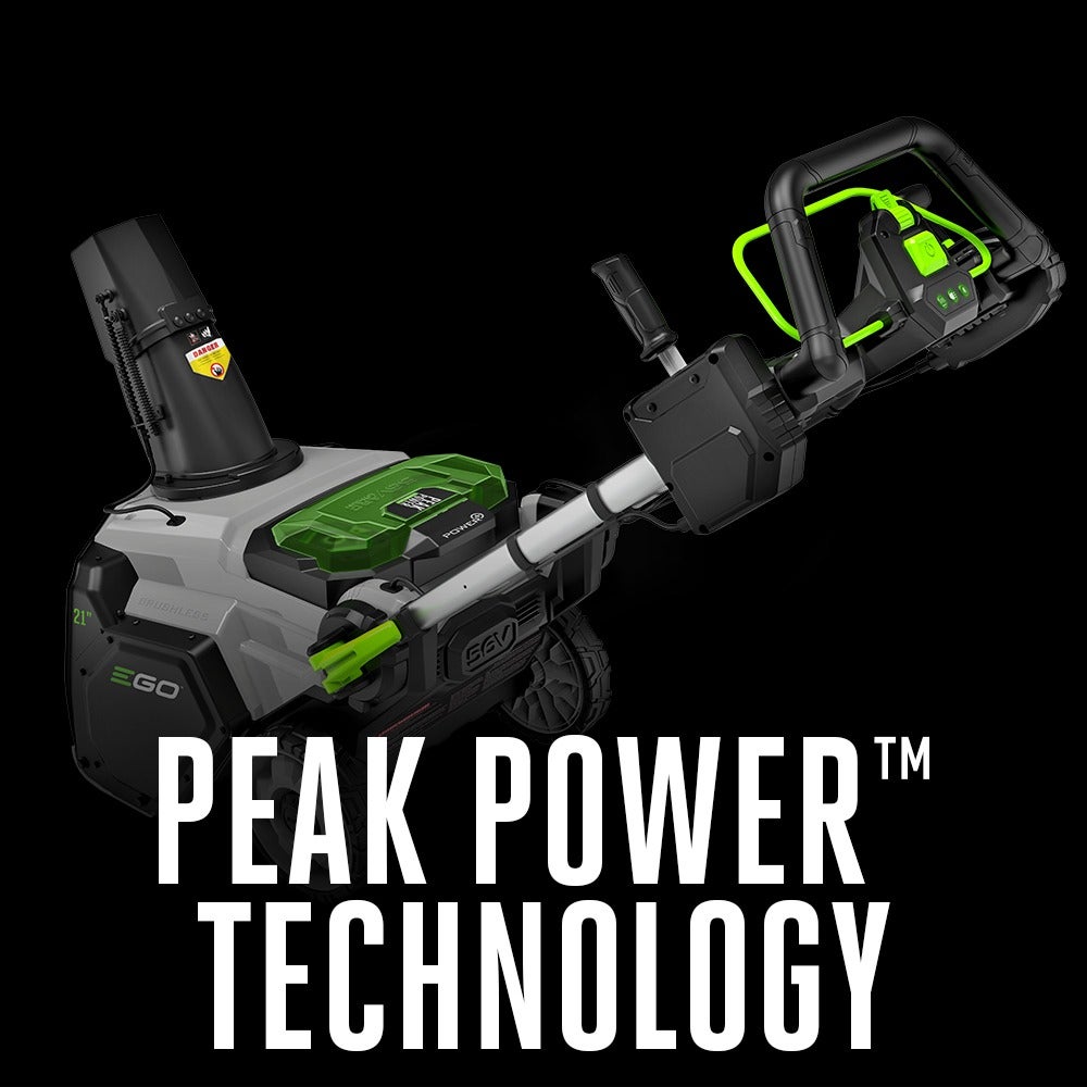 EGO POWER+ 21 IN. Single-Stage Snow Blower with Peak Power™ EGO POWER+ 21 IN. Single-Stage Snow Blower with Peak Power™