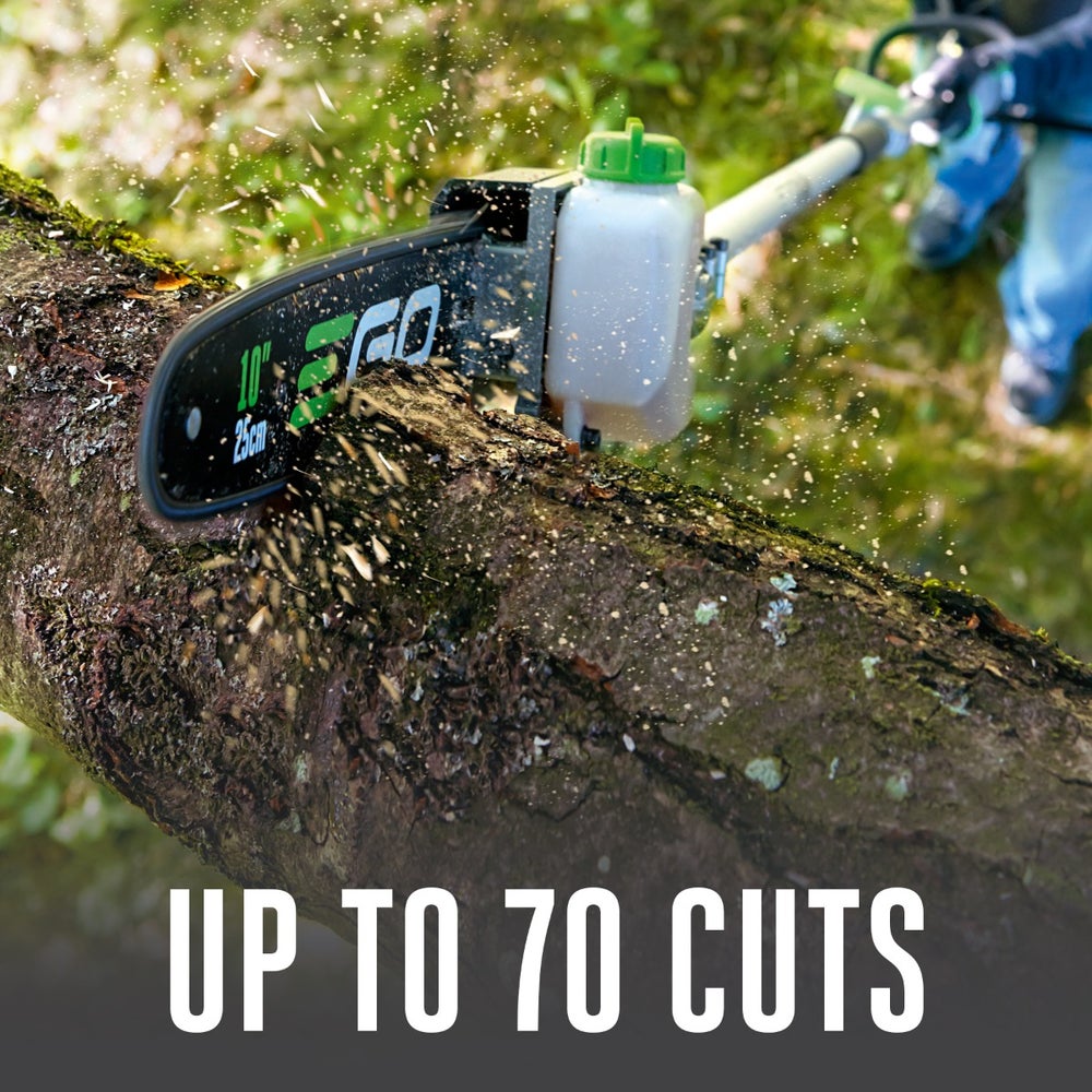 EGO Power+ Multi-Head Combo Kit; 10" Pole Saw & Power Head with 2.5Ah battery and standard charger EGO Power+ Multi-Head Combo Kit; 10" Pole Saw & Power Head with 2.5Ah battery and standard charger