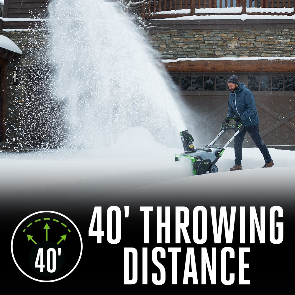 EGO POWER+ 21 in. Peak Power™ Snow Blower with Steel Auger EGO POWER+ 21 in. Peak Power™ Snow Blower with Steel Auger