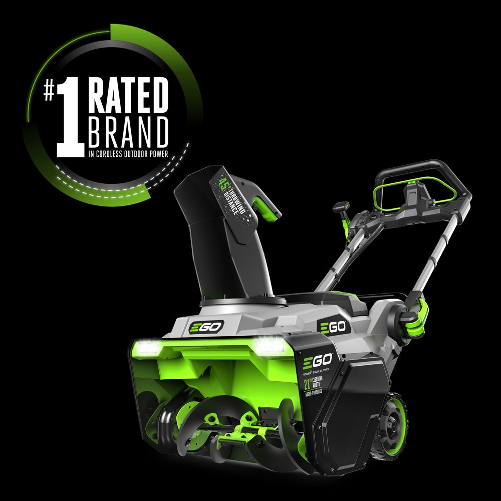 EGO POWER+ 21 IN. AUGER-PROPELLED SNOW BLOWER EGO POWER+ 21 IN. AUGER-PROPELLED SNOW BLOWER