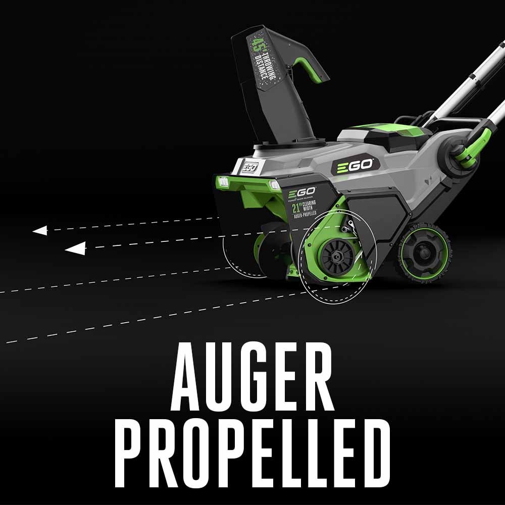 EGO POWER+ 21 IN. AUGER-PROPELLED SNOW BLOWER EGO POWER+ 21 IN. AUGER-PROPELLED SNOW BLOWER