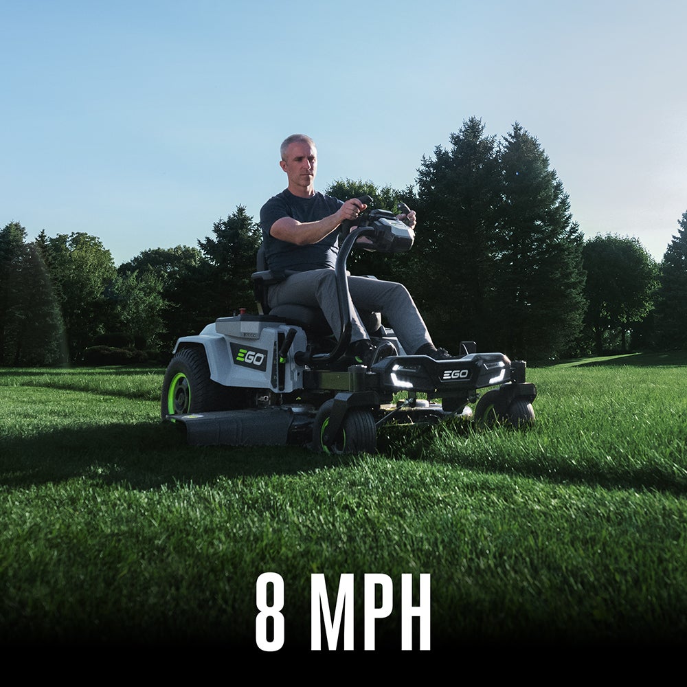 EGO POWER+ 42" Z6 Zero Turn Mower with e-STEER™ Technology EGO POWER+ 42" Z6 Zero Turn Mower with e-STEER™ Technology