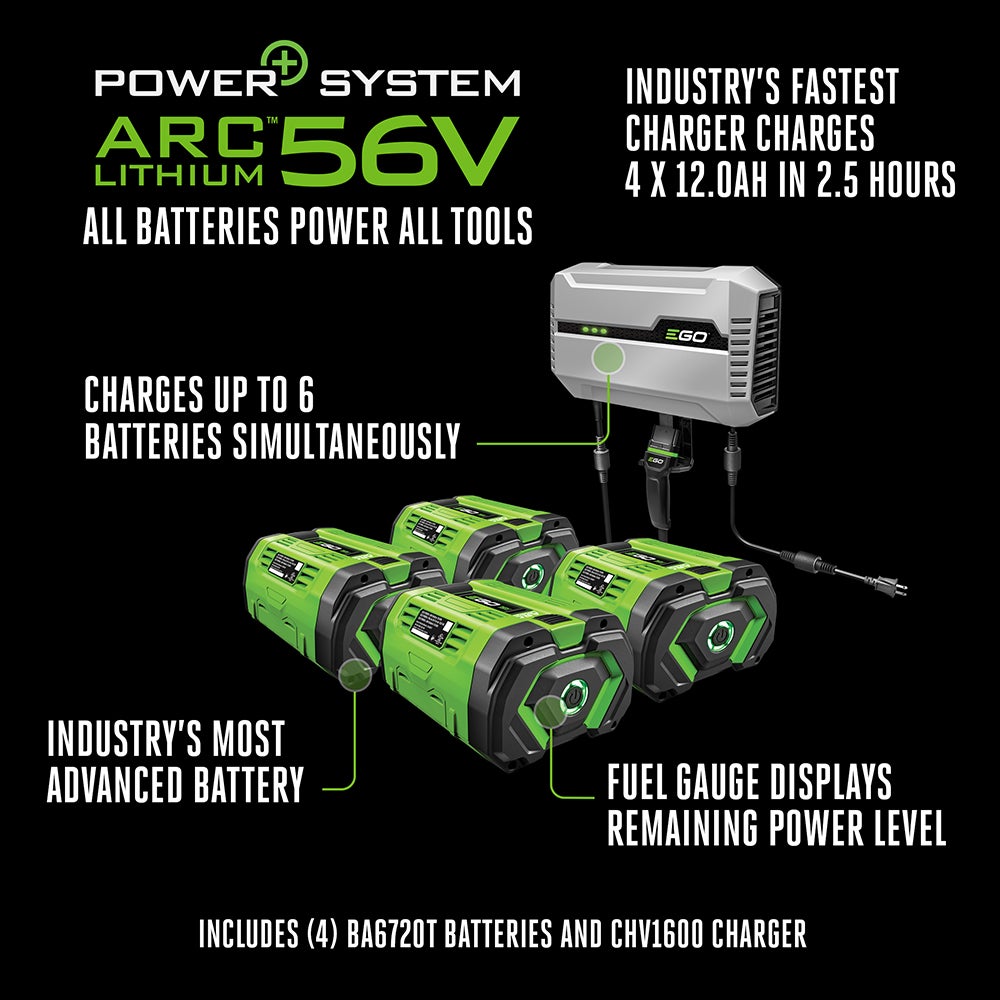 EGO POWER+ 42" Z6 Zero Turn Mower with e-STEER™ Technology EGO POWER+ 42" Z6 Zero Turn Mower with e-STEER™ Technology