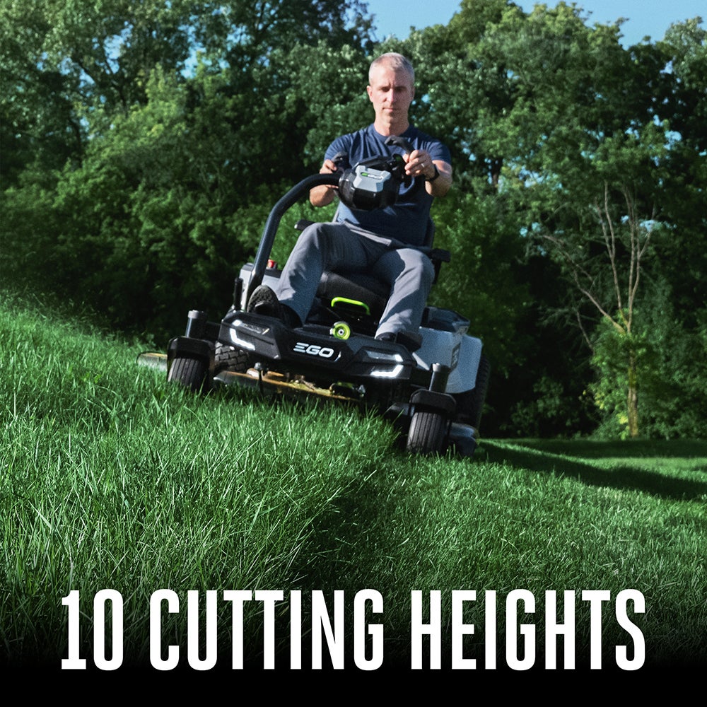 EGO POWER+ 42" Z6 Zero Turn Mower with e-STEER™ Technology EGO POWER+ 42" Z6 Zero Turn Mower with e-STEER™ Technology