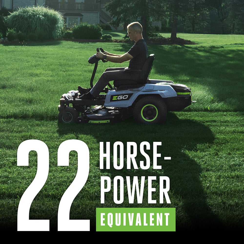 EGO POWER+ 42" Z6 Zero Turn Mower with e-STEER™ Technology EGO POWER+ 42" Z6 Zero Turn Mower with e-STEER™ Technology