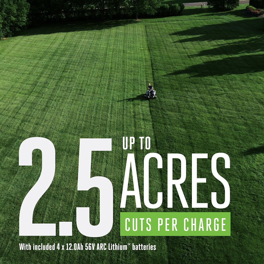 EGO POWER+ 42" Z6 Zero Turn Mower with e-STEER™ Technology EGO POWER+ 42" Z6 Zero Turn Mower with e-STEER™ Technology