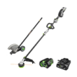 EGO POWER+ Multi-Head Combo Kit; 16” Carbon Fiber String Trimmer with POWERLOAD™, Carbon Fiber Edger, and 56V Power Head with 4.0Ah Battery and 320W Charger