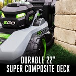 EGO POWER+ Mower 22" Super Composite Deck with Select Cut™ System Kit (10Ah Battery)