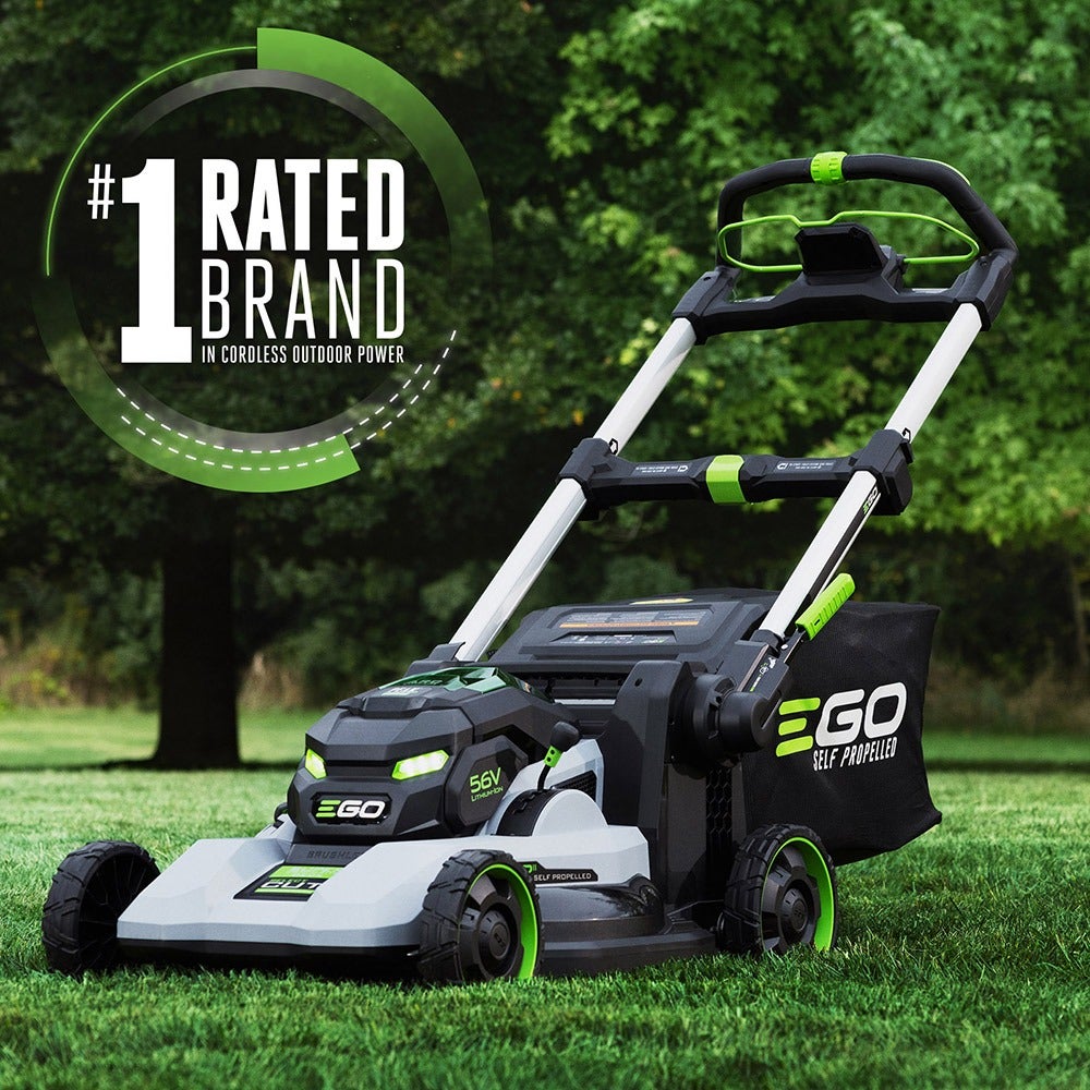 EGO POWER+ Mower 22" Super Composite Deck Select Cut™ System with Peak Power Kit (Two 6Ah Batteries) EGO POWER+ Mower 22" Super Composite Deck Select Cut™ System with Peak Power Kit (Two 6Ah Batteries)
