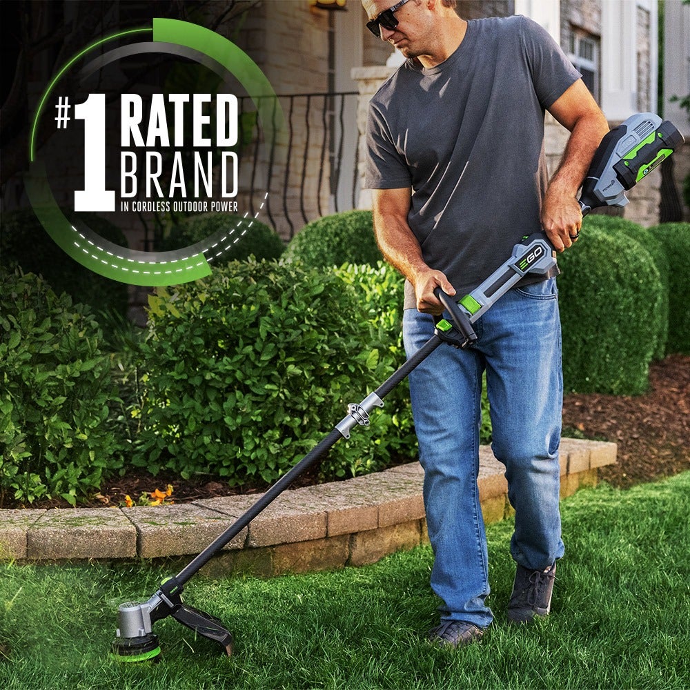 EGO POWER+ 16" POWERLOAD™ String Trimmer with Telescopic Carbon Fiber Shaft EGO POWER+ 16" POWERLOAD™ String Trimmer with Telescopic Carbon Fiber Shaft