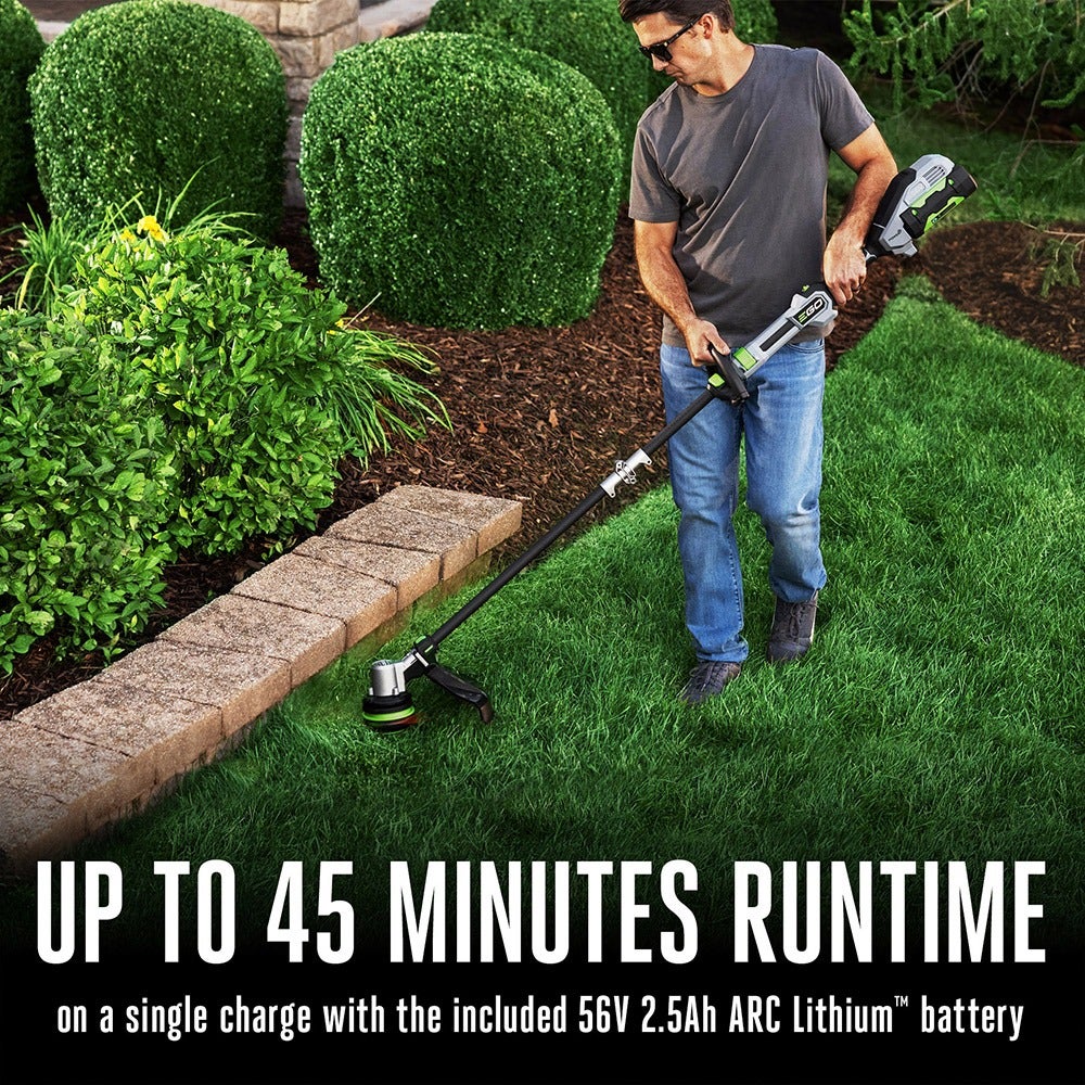 EGO POWER+ 16" POWERLOAD™ String Trimmer with Telescopic Carbon Fiber Shaft EGO POWER+ 16" POWERLOAD™ String Trimmer with Telescopic Carbon Fiber Shaft