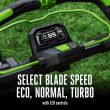 EGO POWER+ Mower 22" Super Composite Deck Select Cut™ System with Peak Power Kit (Two 6Ah Batteries)