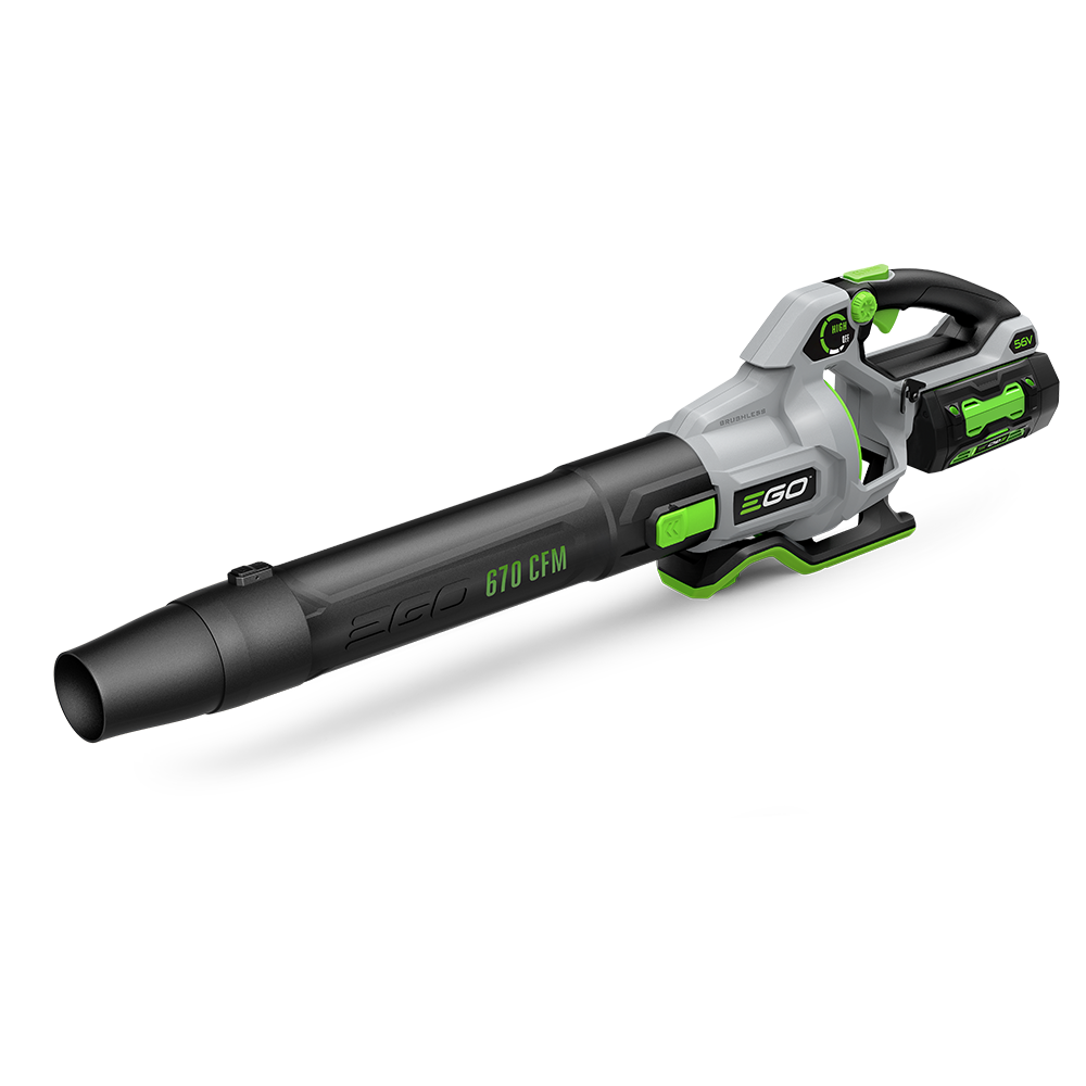 EGO POWER+ 15" POWERLOAD™ String Trimmer with Aluminum Telescopic Shaft & 670 CFM Blower Combo Kit EGO POWER+ 15" POWERLOAD™ String Trimmer with Aluminum Telescopic Shaft & 670 CFM Blower Combo Kit