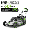 EGO POWER+ Mower 21" Select Cut™ System with Touch Drive™ Self-Propelled Kit (7.5Ah Battery)