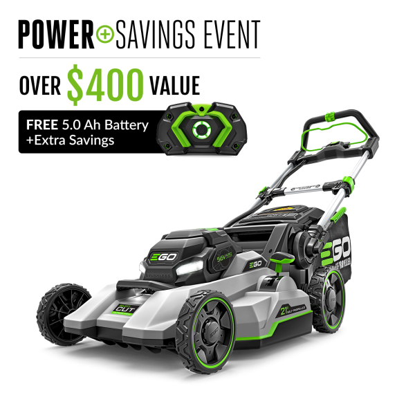 EGO POWER+ Mower 21" Select Cut™ System with Touch Drive™ Self-Propelled Kit (7.5Ah Battery)
