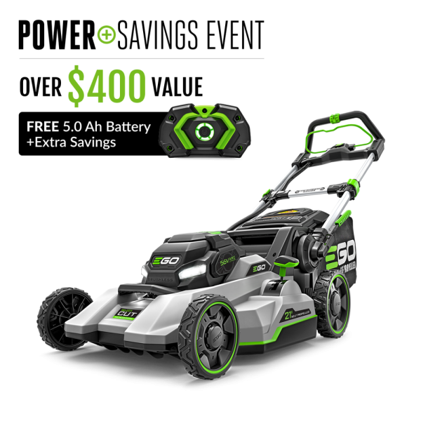 EGO POWER+ Mower 21" Select Cut™ System with Touch Drive™ Self-Propelled Kit (7.5Ah Battery)