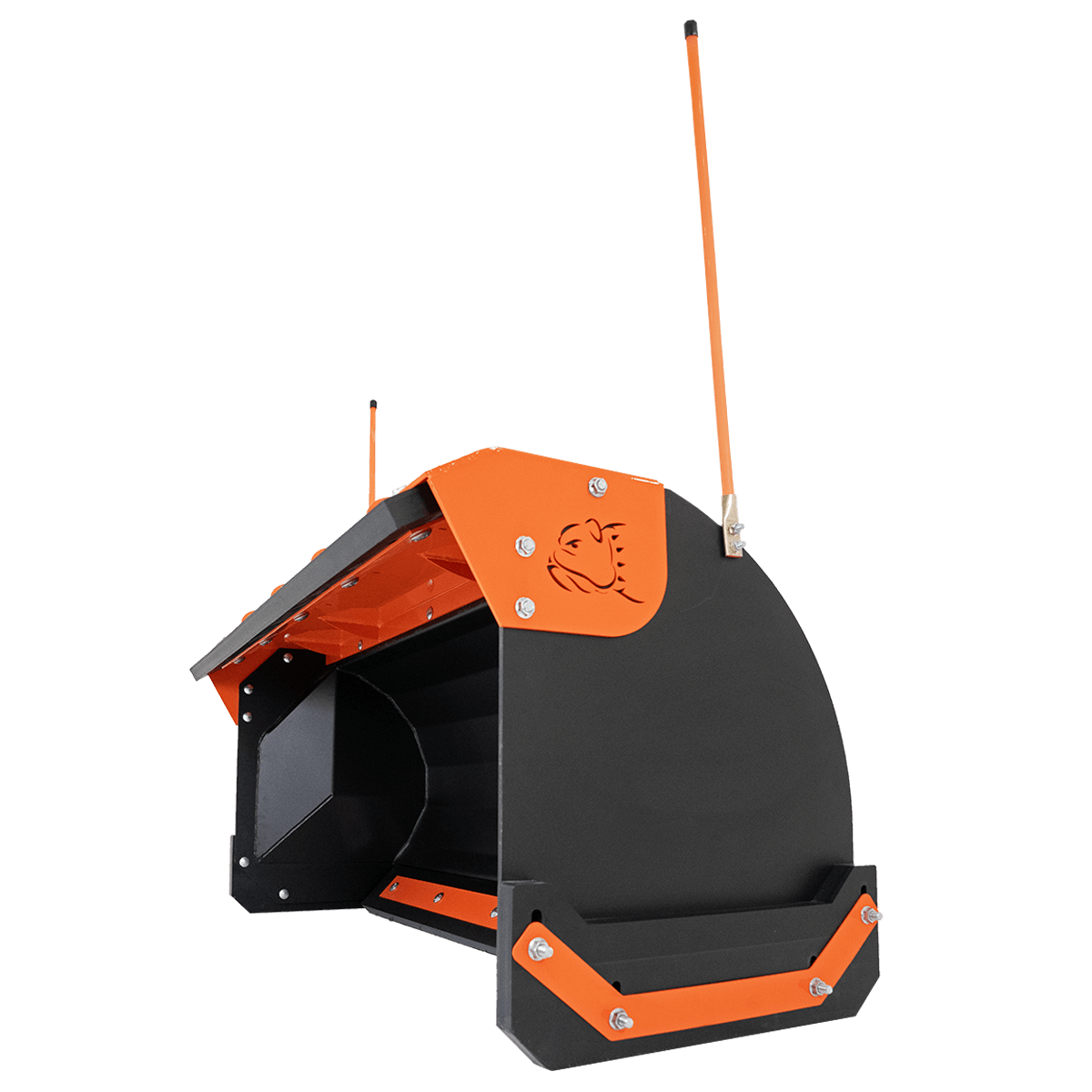 Bad Boy 5' Snow Pusher Hood (Steel)